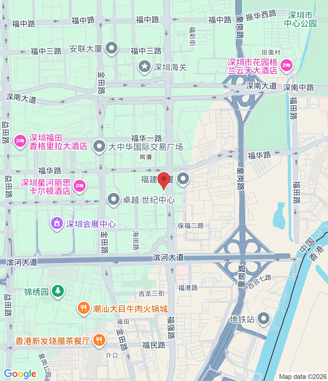 中國广东省深圳市福田区福田ＣＢＤ彩田路2009号 邮政编码: 518038