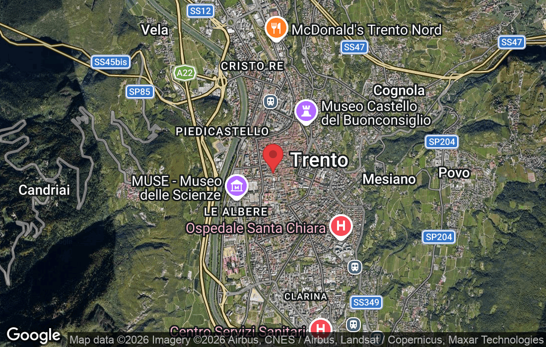 Via degli Orti, 1, 38122 Trento TN, Italia