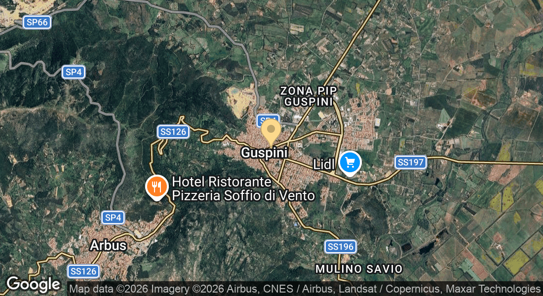 Via Antonio Gramsci, 28, 09036 Guspini VS, Italia