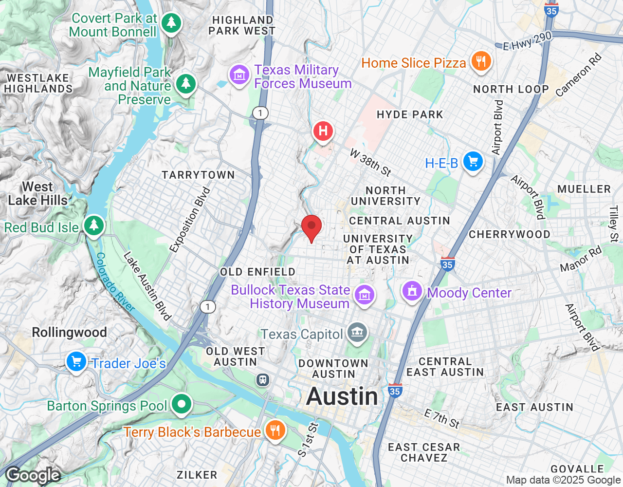 1008 W 25th 1/2 St, Austin, TX 78705, USA