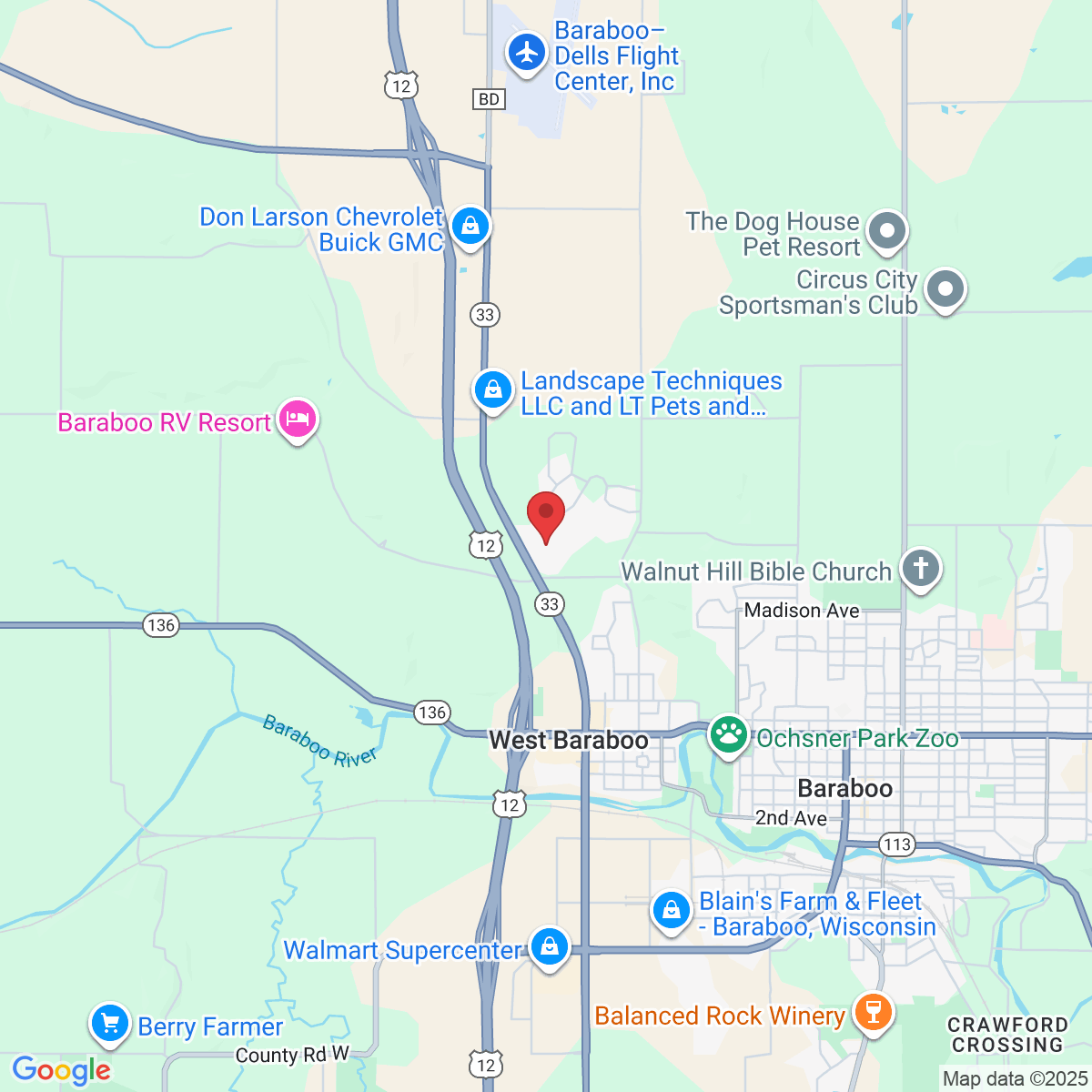 10922 Pine Acres Dr, Baraboo, WI 53913, EE. UU.