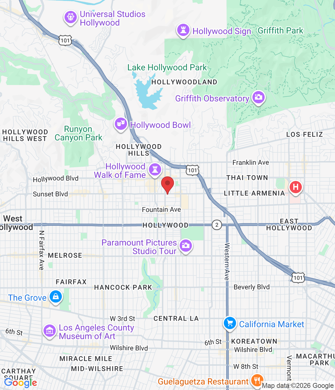 6270 Sunset Blvd, Los Angeles, CA 90028, USA