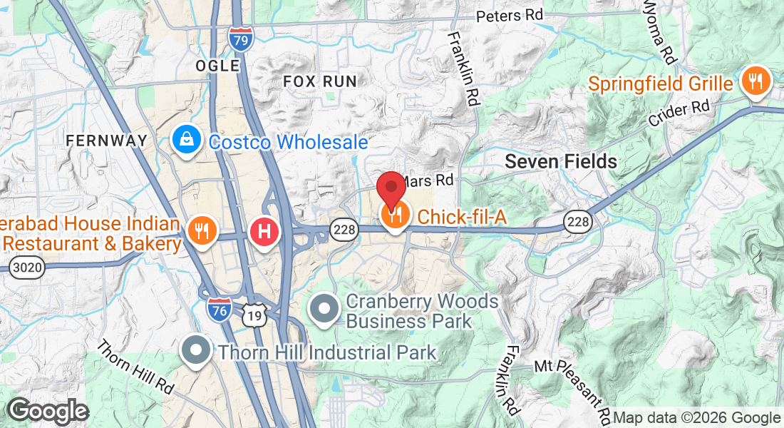 1713 PA-228 suite h, Cranberry Twp, PA 16066, USA