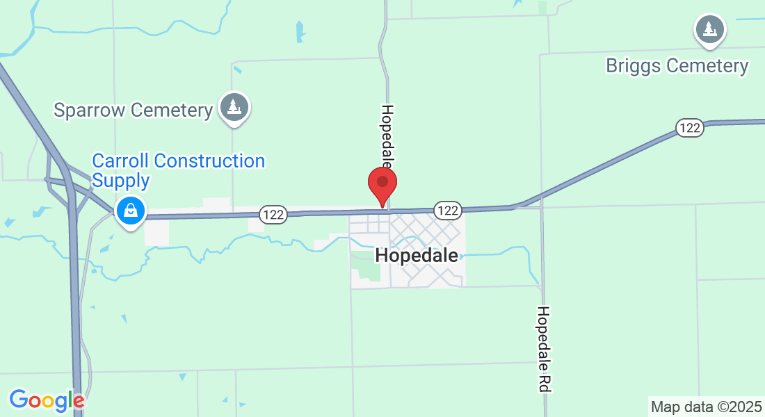 615 IL-122, Hopedale, IL 61747, USA