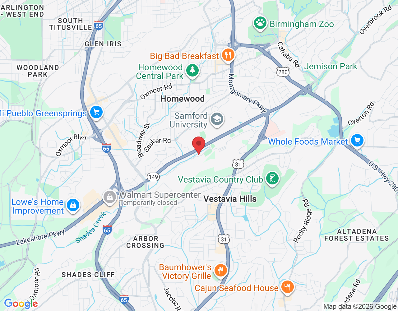 600 University Park Pl #500, Homewood, AL 35209, USA