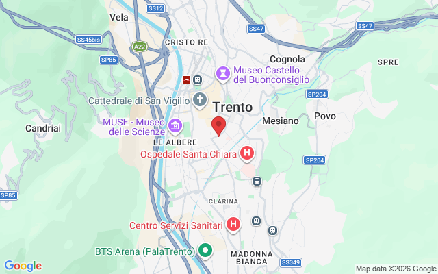 Via Giovanni a Prato, 12, 38122 Trento TN, Italia