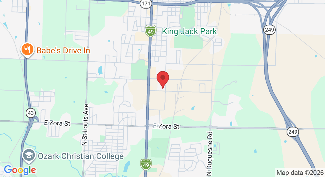 Map to Joplin Strength and Fitness