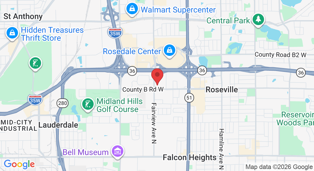 1801 County B Rd W suite 203, Roseville, MN 55113, USA