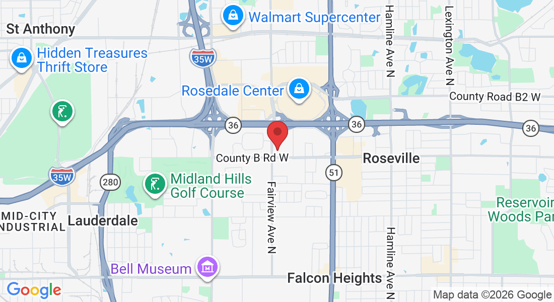 1801 County B Rd W suite 203, Roseville, MN 55113, USA