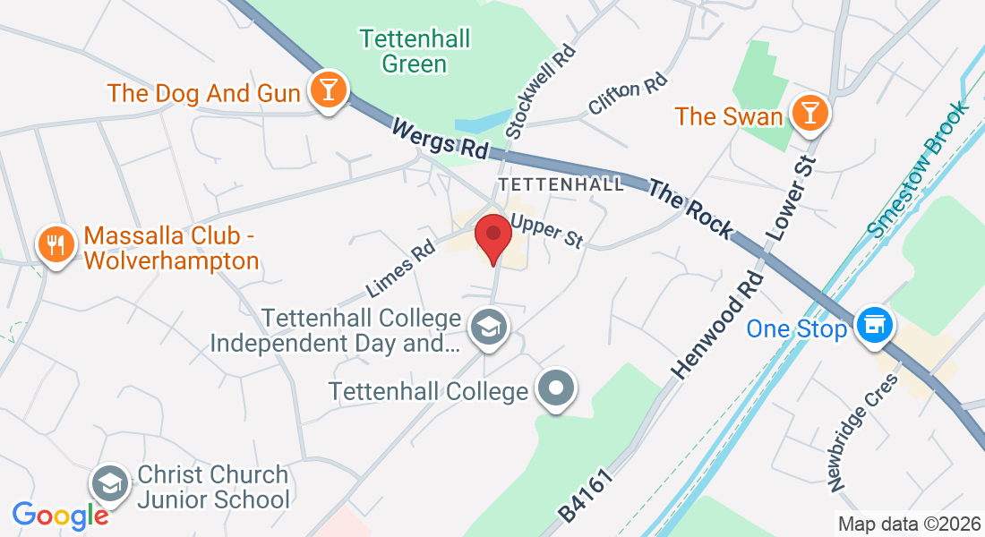 1st & 2nd Floor, 28 High St, Tettenhall, Wolverhampton WV6 8QT, UK