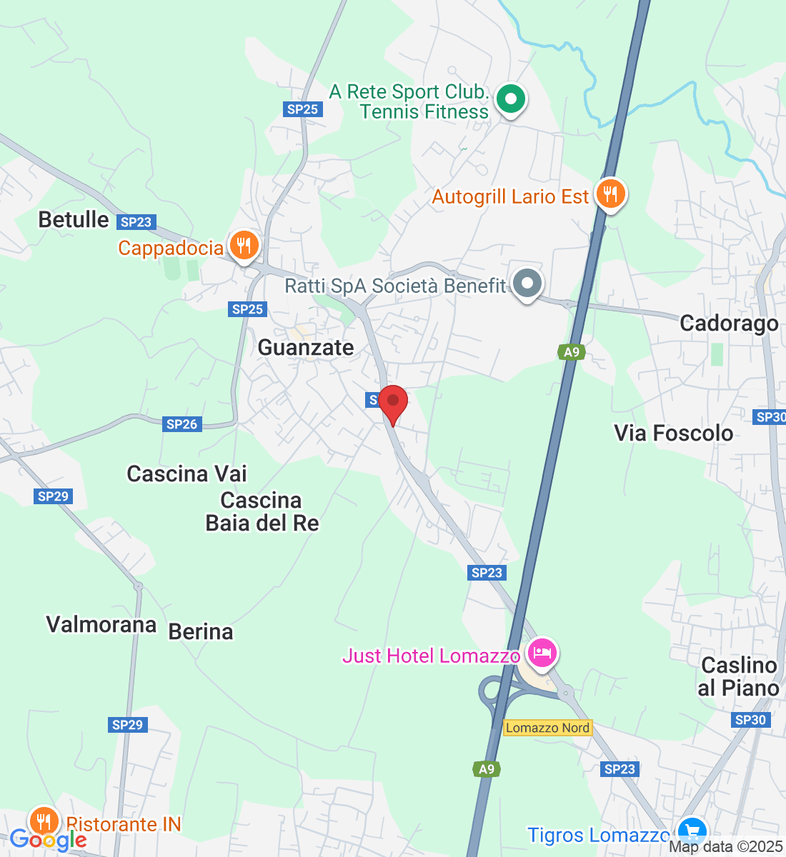 V. XXV Aprile, 33, 22070 Guanzate CO, Italia