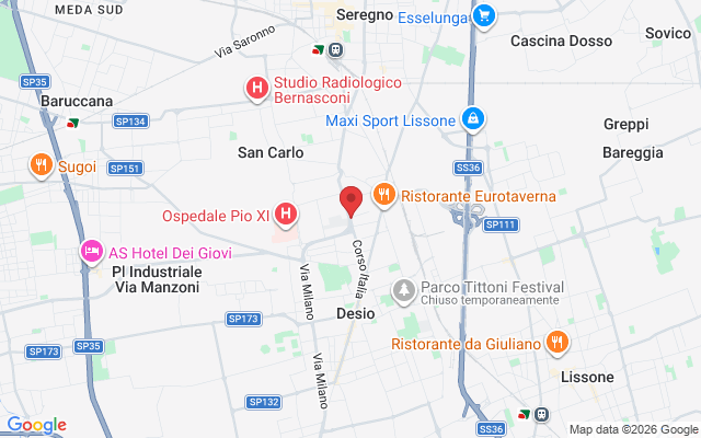 Via Milano, 340A, 20832 Desio MB, Italia