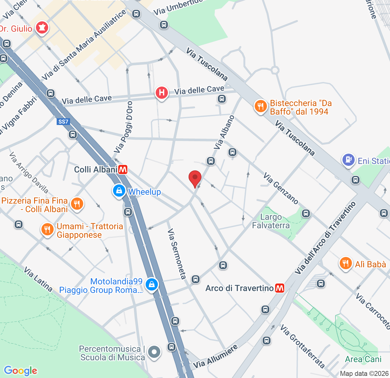 Via Albano, 62, 00179 Roma RM, Italia