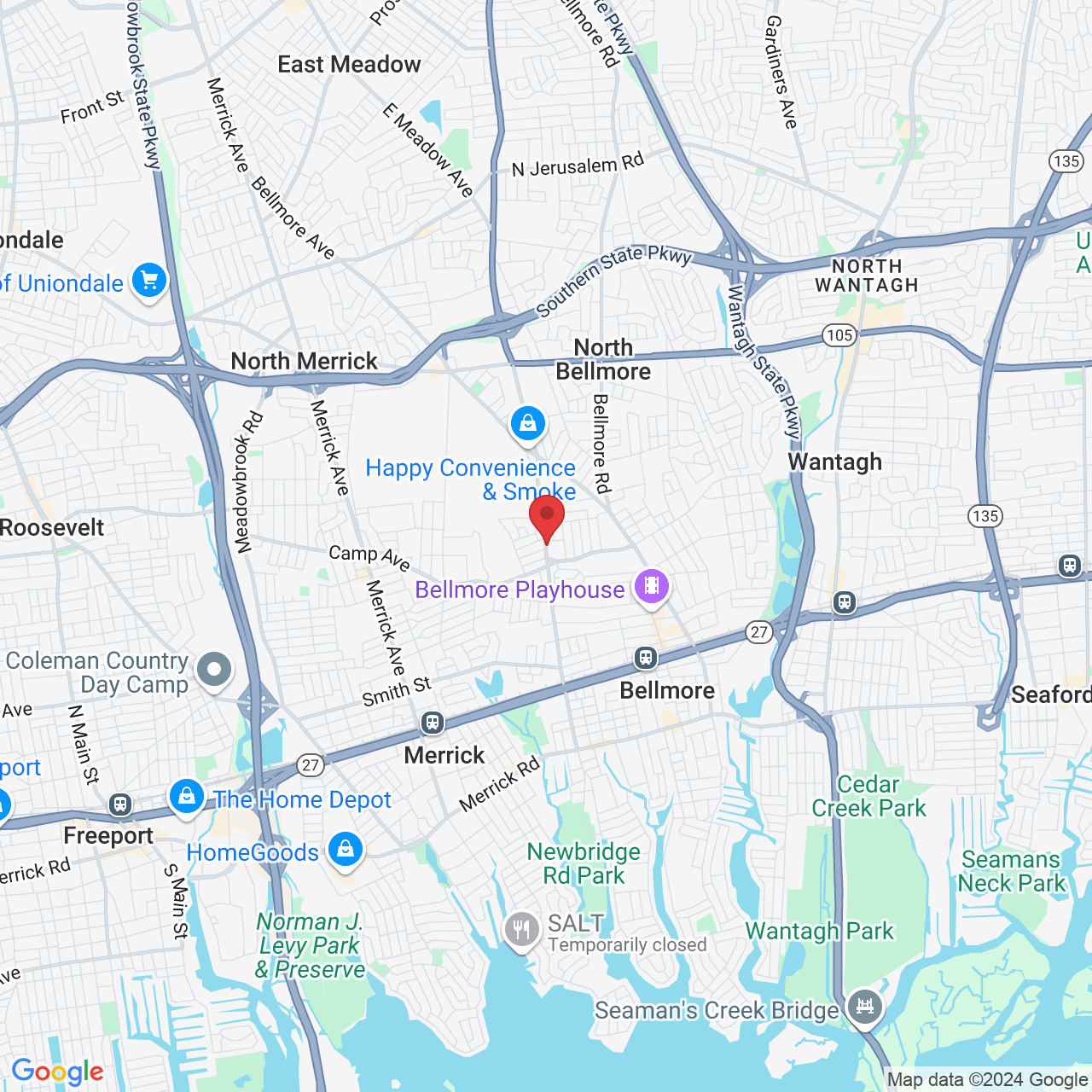 1863 Newbridge Rd, Bellmore, NY 11710, USA
