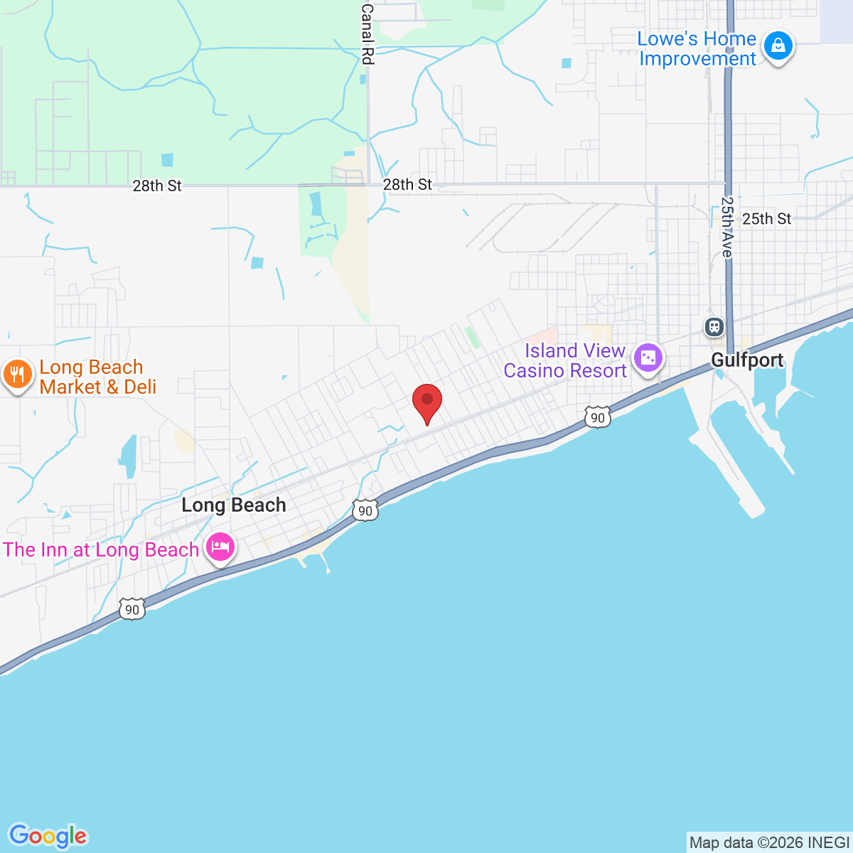 912 E Railroad St, Long Beach, MS 39560, EE. UU.