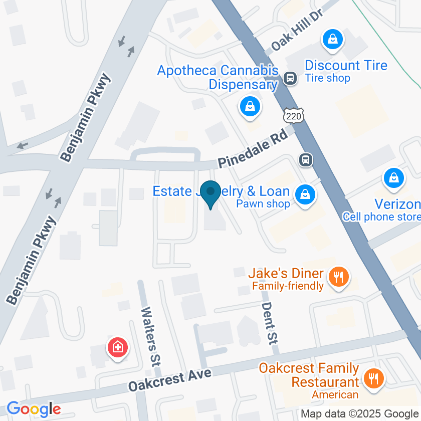 2707 Pinedale Rd suite b, Greensboro, NC 27408, USA