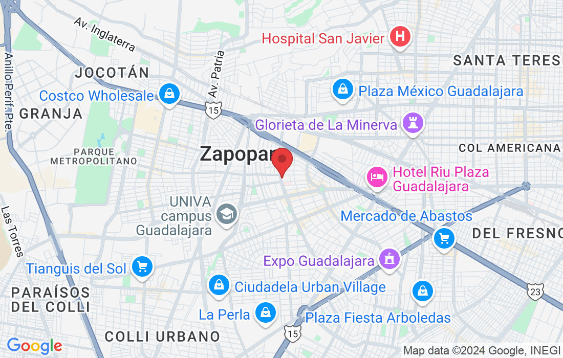 Av. Niño Obrero 626, Jardín de San Ignacio, 45040 Zapopan, Jal., Mexico