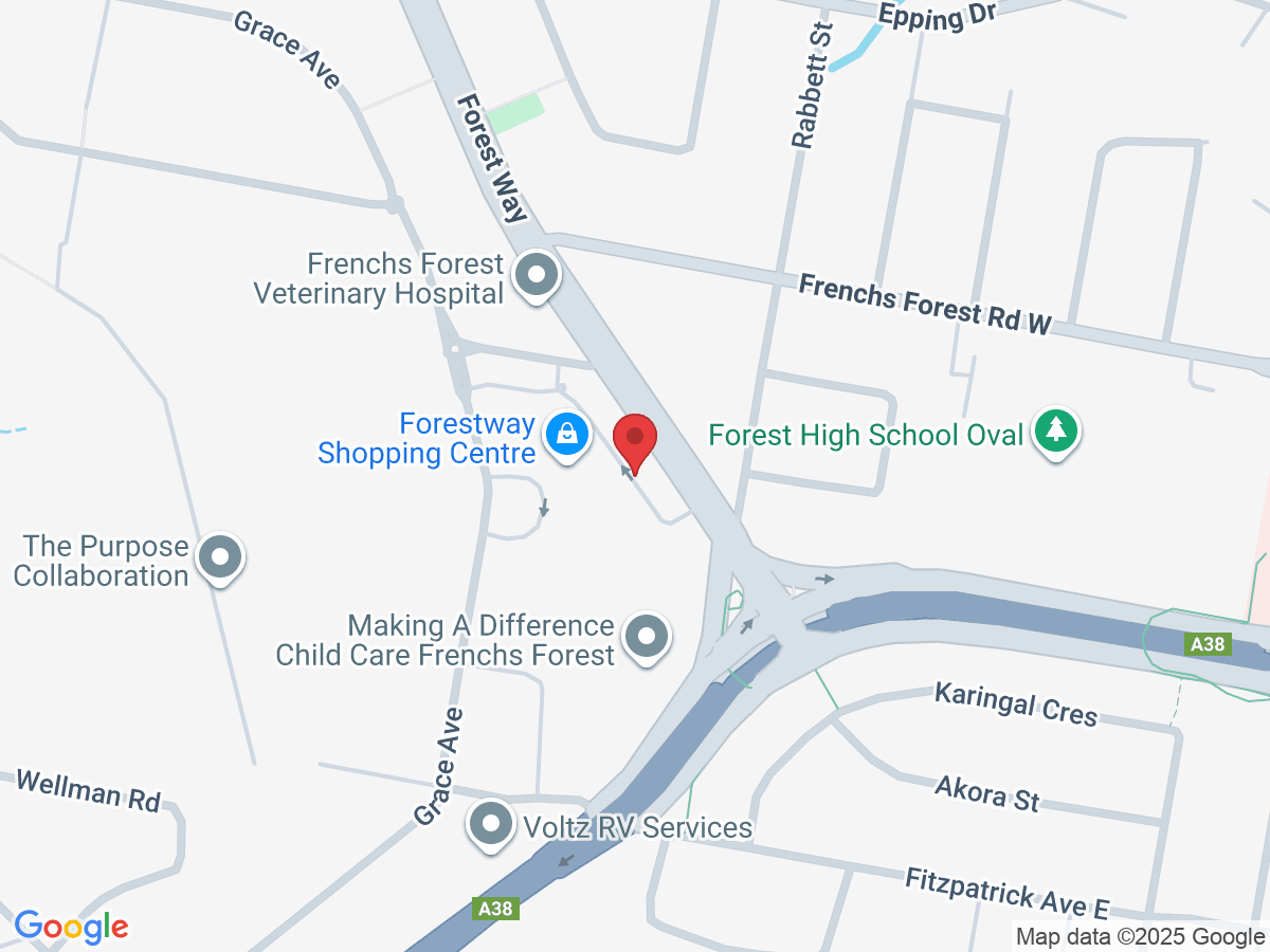 First floor, Forestway Shopping Centre, Corner Warringah Road and, Forest Way, Frenchs Forest NSW 2086, Australia