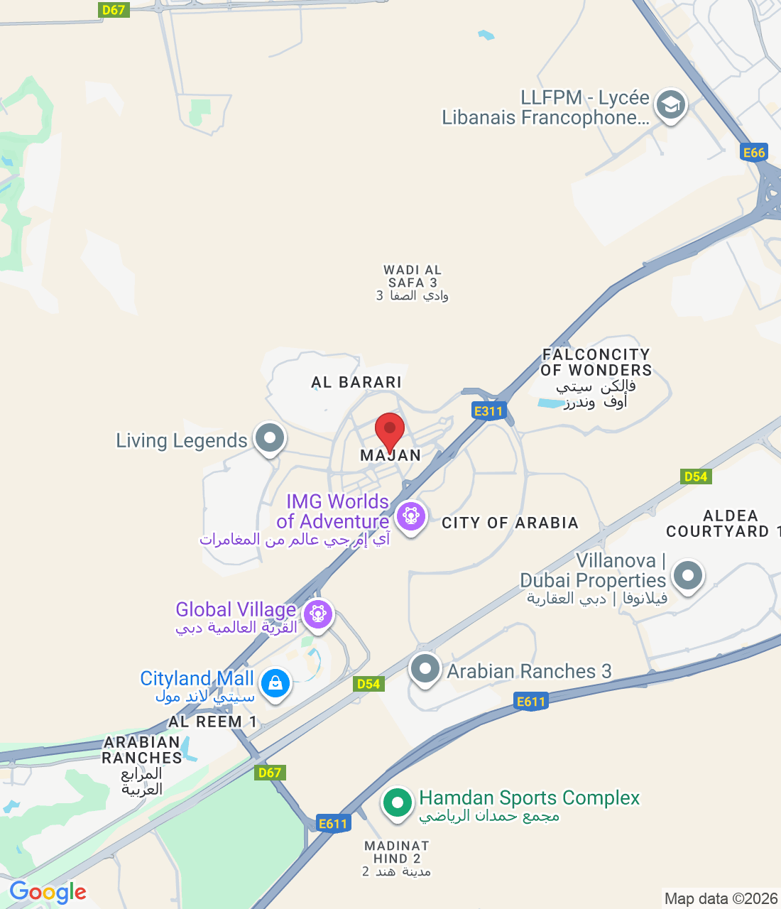 Wadi Al Safa 3 - Majan - Dubai - United Arab Emirates