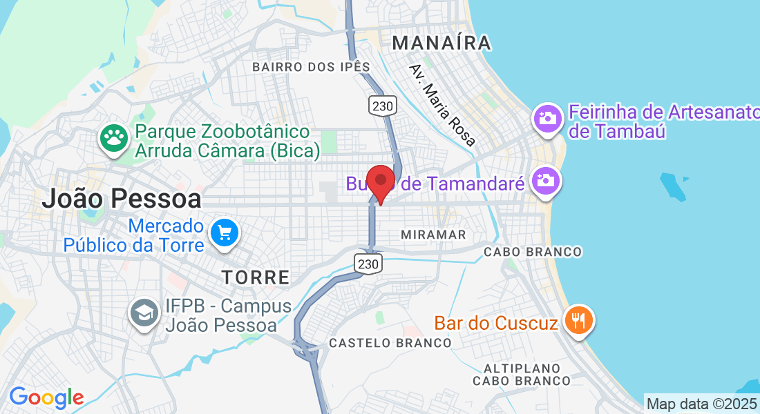 Av. Pres. Epitácio Pessoa, 2930 - Tambauzinho, João Pessoa - PB, 58042-006, Brasil