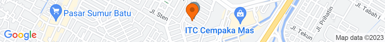 ITC Cempaka Mas Lt. Dasar Blok A. 46, Jl. Letjen Suprapto No.114, RW.8, Sumur Batu, Kec. Kemayoran, Kota Jakarta Pusat, Daerah Khusus Ibukota Jakarta 10640, Indonesia
