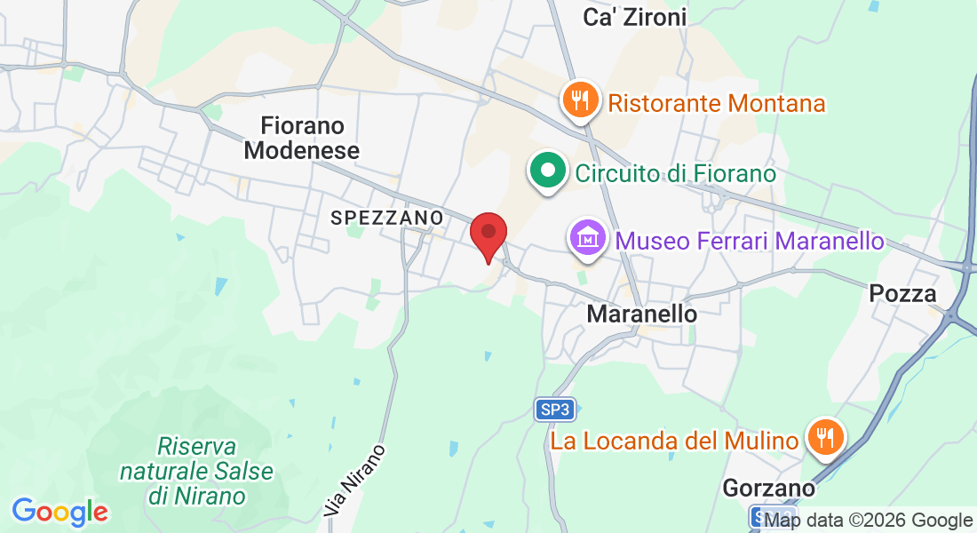 Via Statale, 246, 41042 Fiorano Modenese MO, Italia