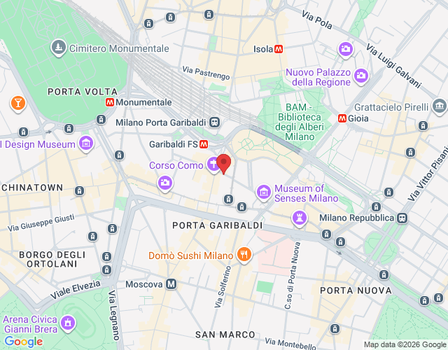 Via Carlo de Cristoforis, 2, 20124 Milano MI, Italia