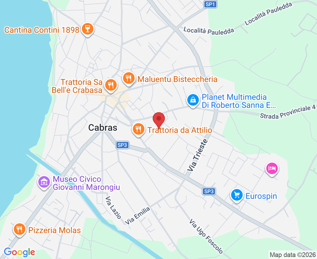 Via XX Settembre, 47, 09072 Cabras OR, Italia