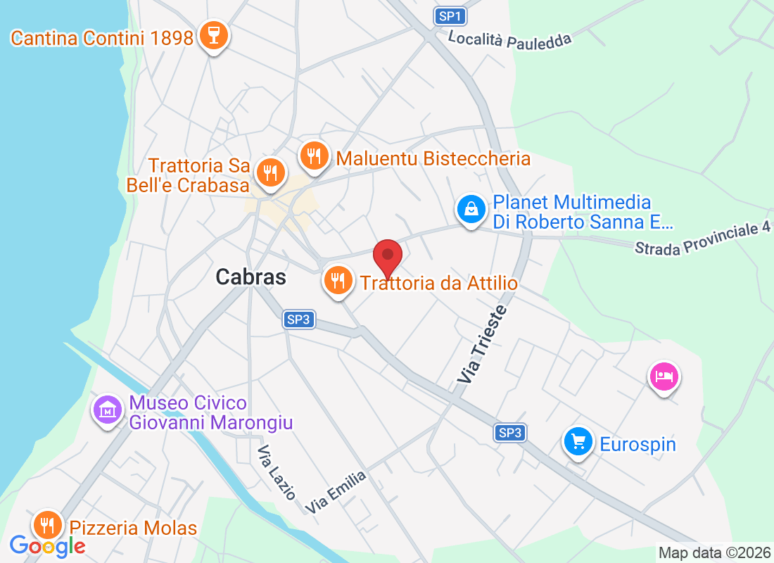 Via XX Settembre, 47, 09072 Cabras OR, Italia