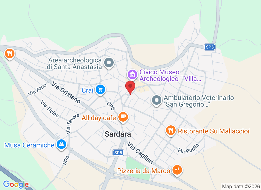 Via Umberto I°, 60/A, 09030 Sardara Provincia del Medio Campidano, Italia