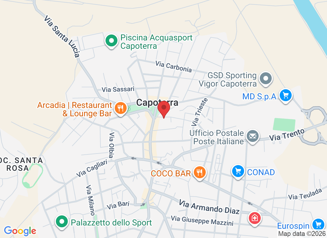 Via Venezia, 50, 09012 Capoterra CA, Italia