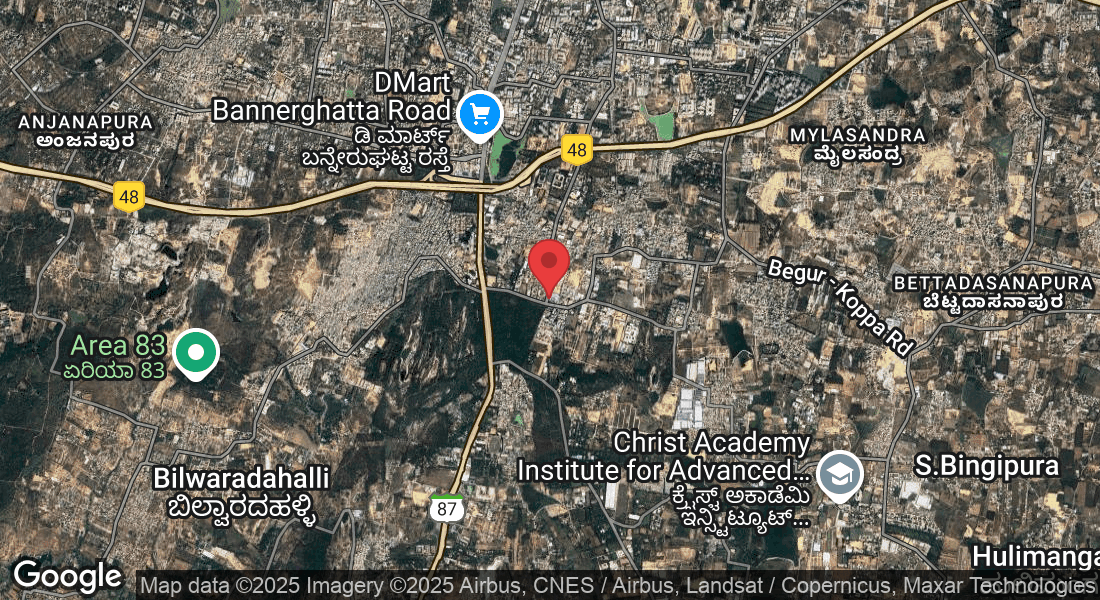 No-74/2, Ck Palya, Bannerghatta Main Rd, Hommadevanahalli, Bengaluru, Karnataka 560083, India