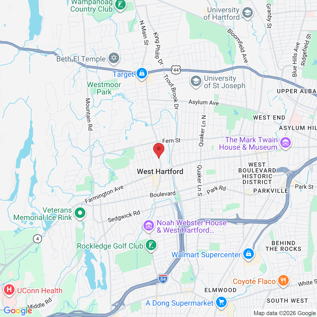 43 N Main St, West Hartford, CT 06107, EE. UU.