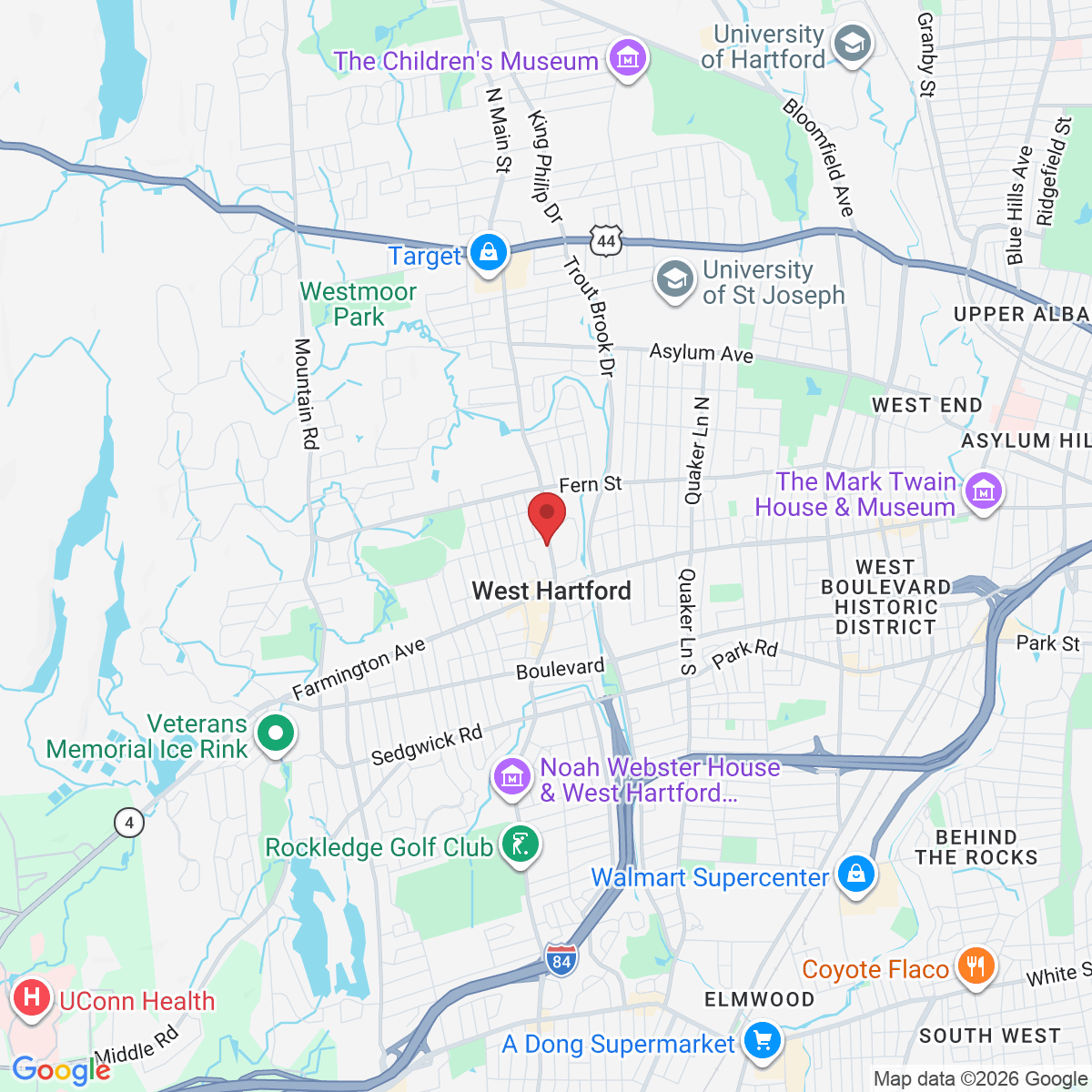 43 N Main St, West Hartford, CT 06107, EE. UU.