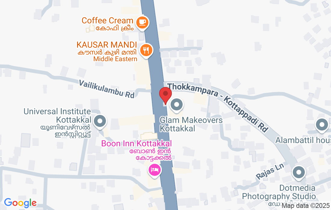 Near Memorice, opposite to VIRAD Hotel, Changuvetty, Kottakkal, Kerala 676503, India