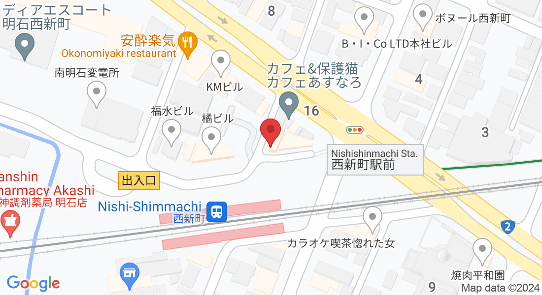 COURT西新町, 1F, 2-chōme-16-5 Nishishinmachi, Akashi, Hyogo 673-0023, Japan