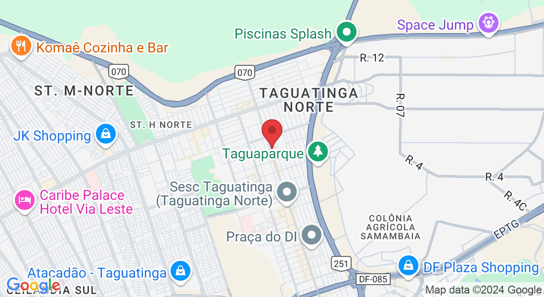 Taguatinga Norte QND 14 Lotes 19 e 20 - Taguatinga, Brasília - DF, 72120-140, Brasil