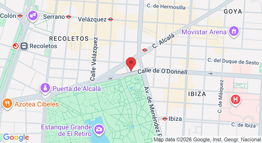 Calle de O'Donnell, 3, Salamanca, 28009 Madrid, España