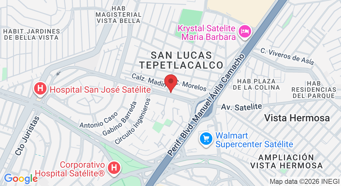 Cto. Circunvalacion Pte. 10a-5b, Cd. Satélite, 53100 Naucalpan de Juárez, Méx., México