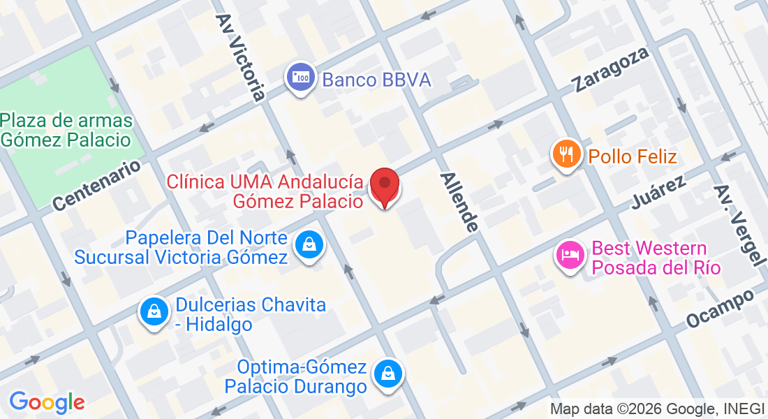 Zaragoza 332, Zona Centro, 35000 Gómez Palacio, Dgo., México
