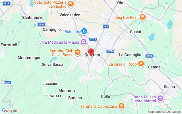 Piazza Risorgimento, 35/A, 51039 Quarrata PT, Italy