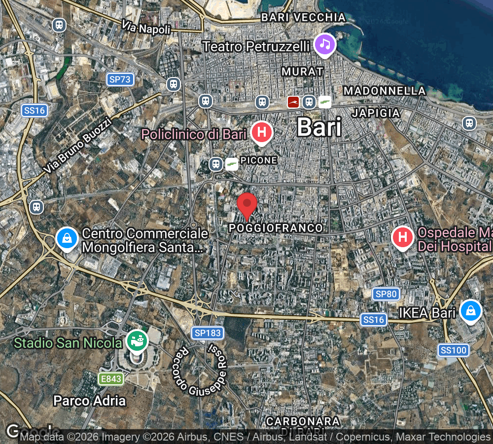 Viale Papa Pio XII, 43, 70124 Bari BA, Italia