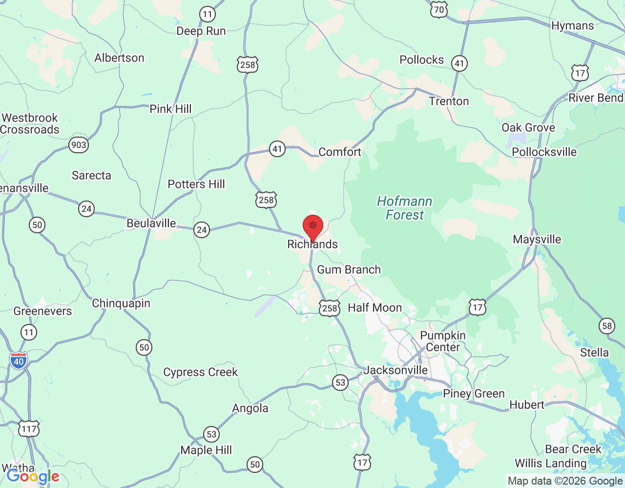 Richlands, NC 28574, USA