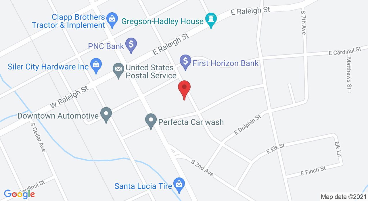 114 S 3rd Ave, Siler City, NC 27344, USA