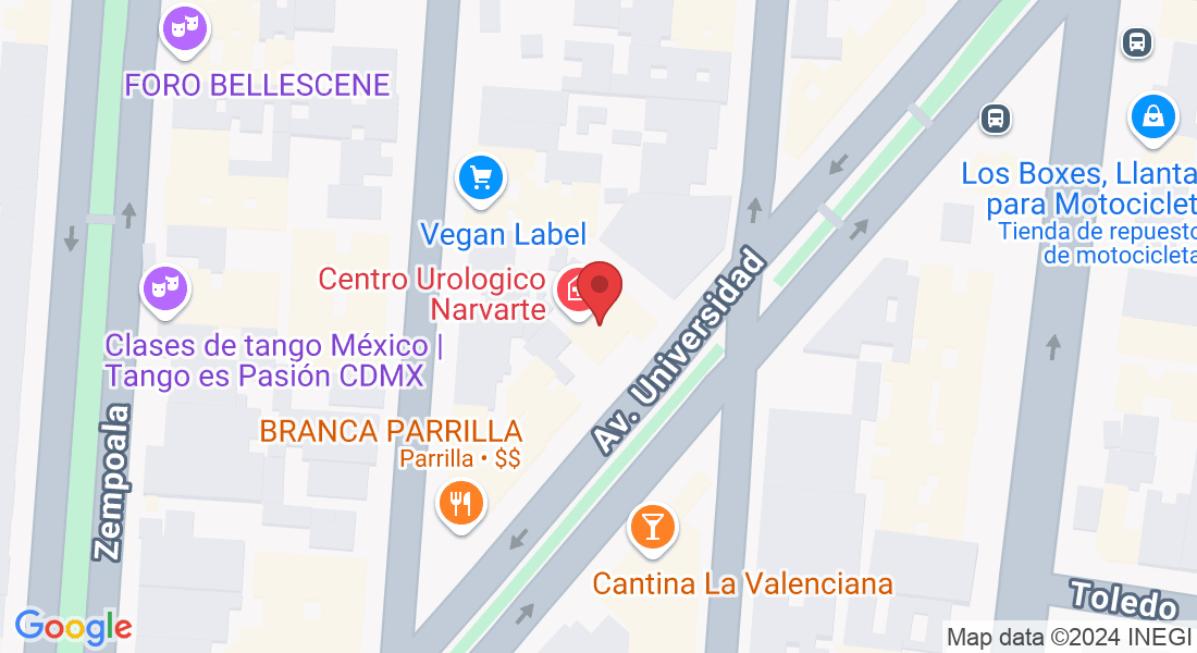 Av. Universidad 37, Narvarte Poniente, Benito Juárez, 03023 Ciudad de México, CDMX, México