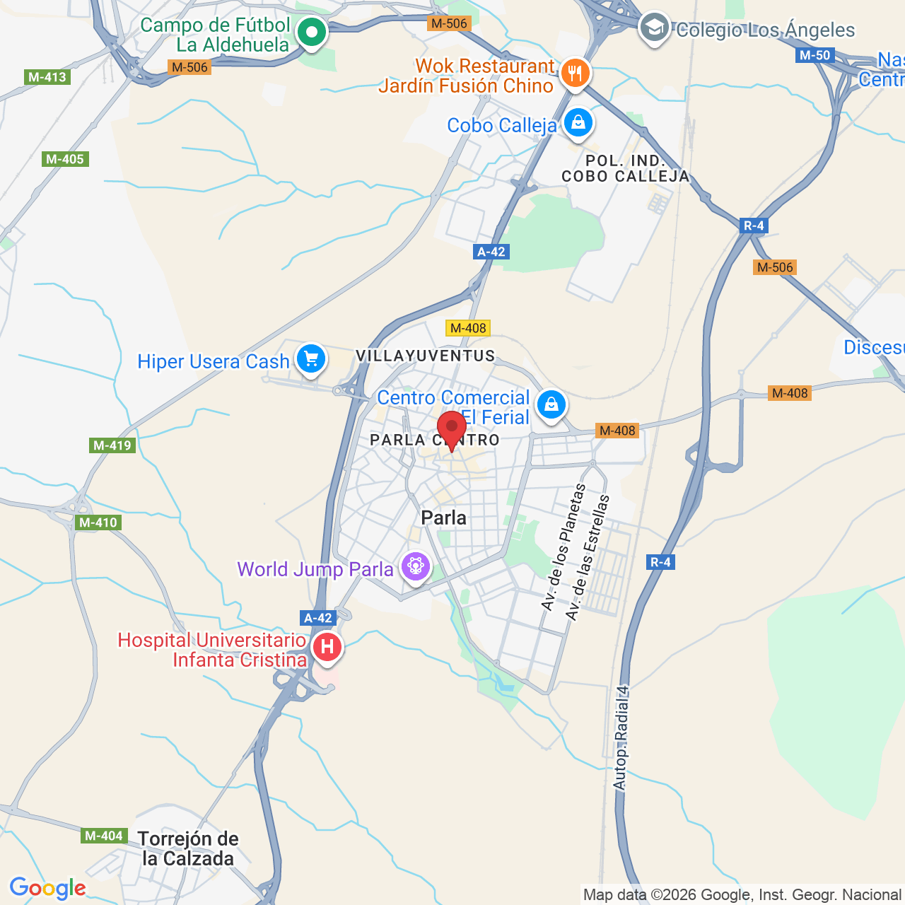 C. San José de Calasanz, 13, 28982 Parla, Madrid, España