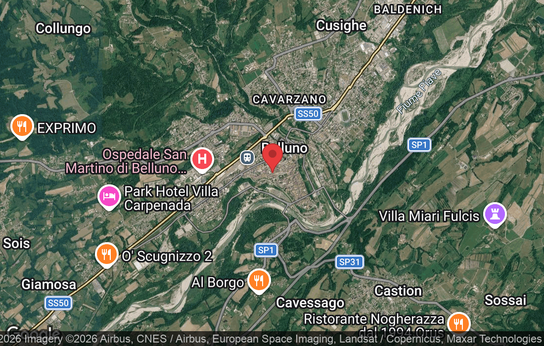 Via Giacomo Matteotti, 8b, 32100 Belluno BL, Italia