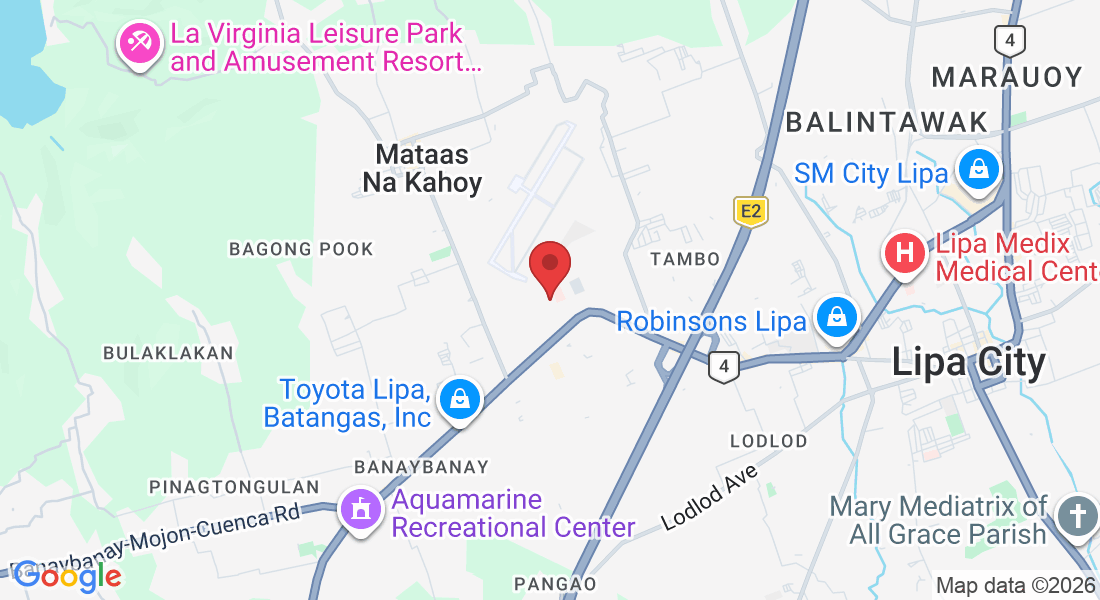 W4WG+FJ2, National Rd, Lipa City, Batangas, Philippines