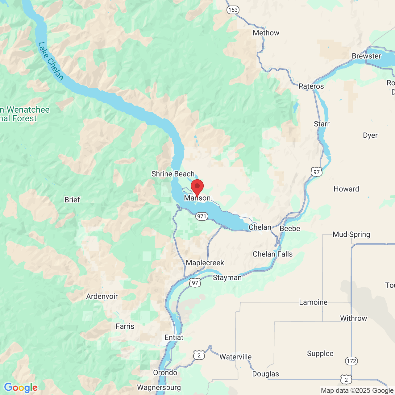 Manson, Washington 98831, EE. UU.