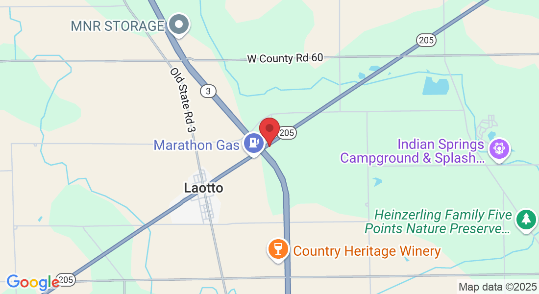 6417 IN-205, Laotto, IN 46763, USA
